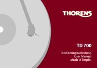 Thorens TD-700-Owners-Manual
